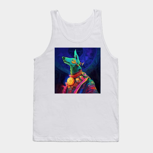 Tarot Dog Deity Tank Top by 2088DesignLab